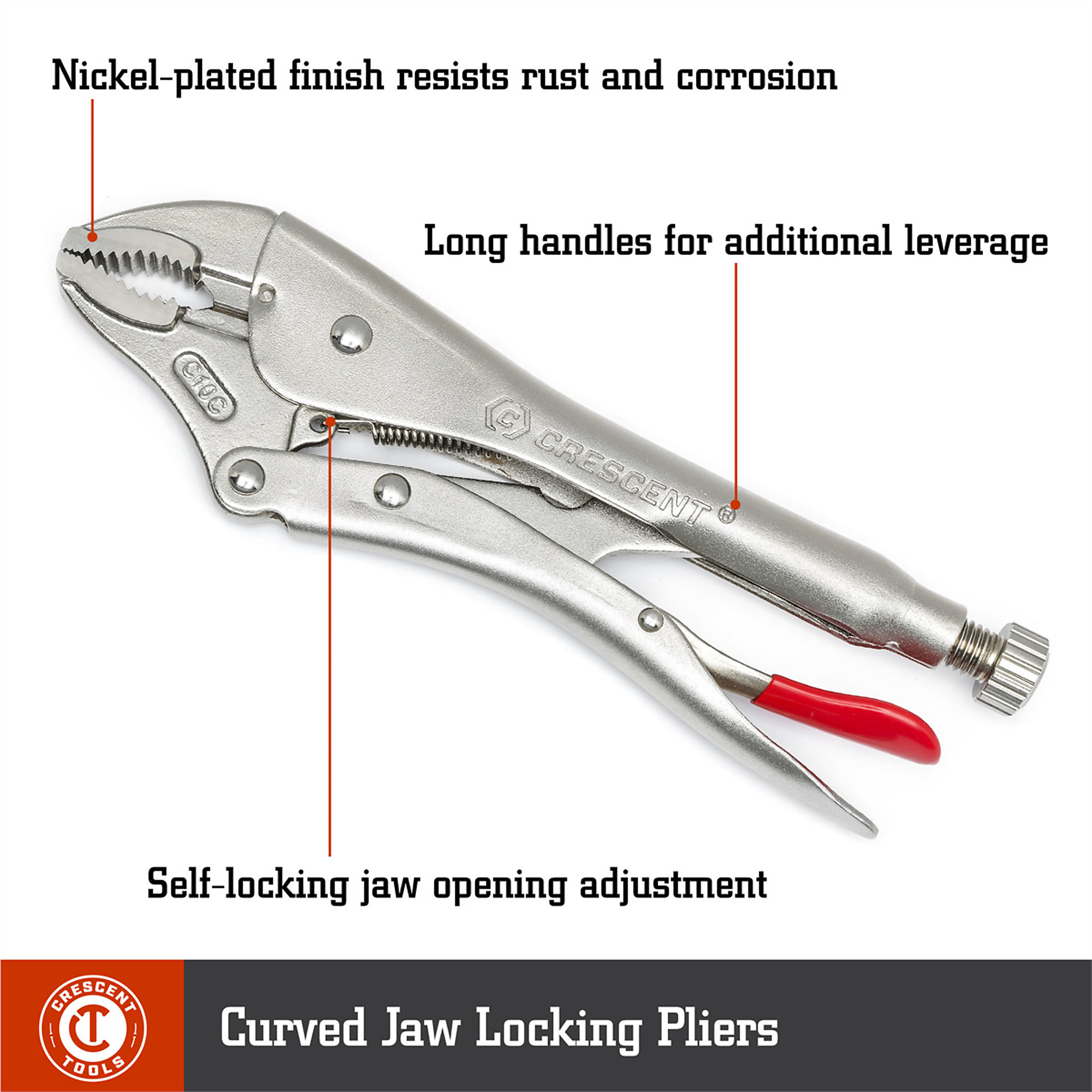 GearWrench Locking Plier Set — 3-Piece, Model# KDTCLP3SETN-08